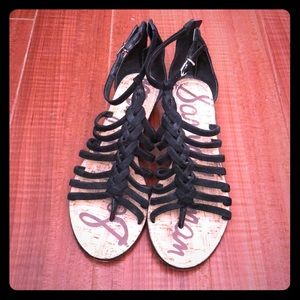 Sam Edelman Black strappy sandals
